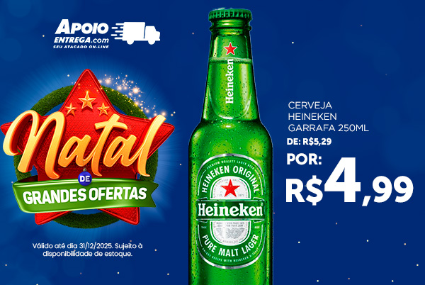 Cerveja Heineken 250ml até 31/12